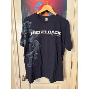 Style Active 2000s tour Nickelback Dark Horse Band Tee Graphic Print T-Shirt L